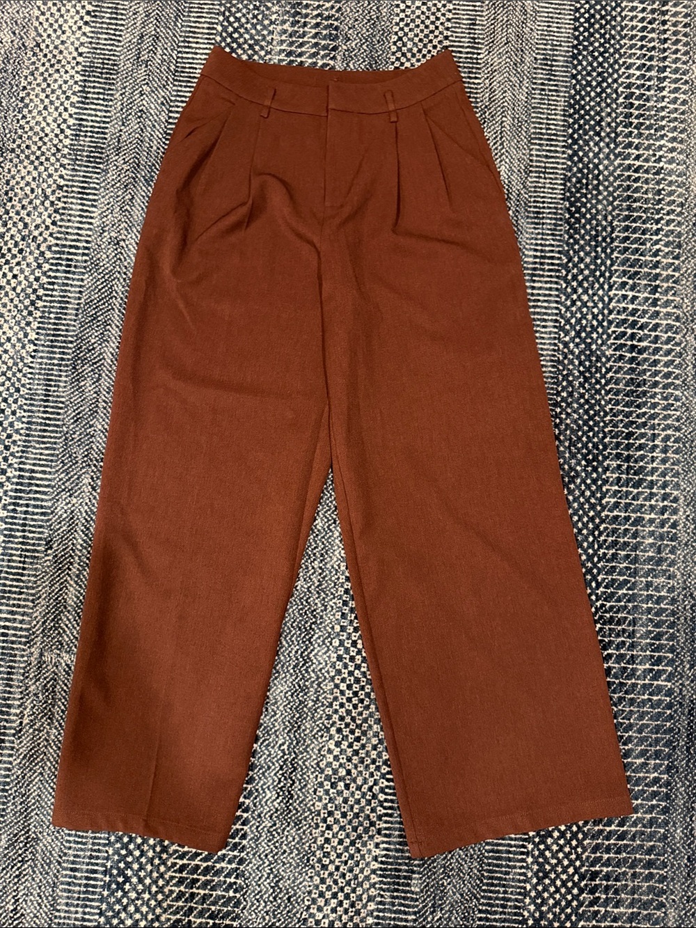 Women’s Burgundy Wide Leg Dress Pants